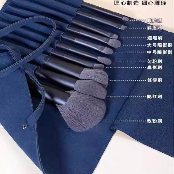 推荐12支化妆刷全套软毛眼影腮红粉底刷大号套装化妆师专用