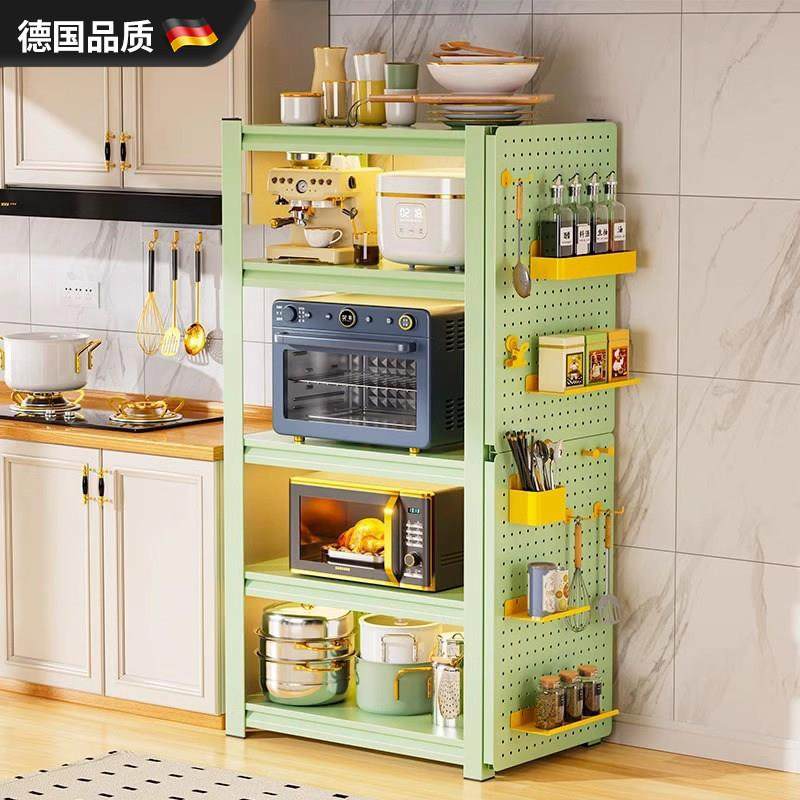德国厨房多功能置物架落地多层家用微波炉烤箱收纳层架子货架置物,厨房/烹饪用具,微波炉置物架,淘宝优惠券,粉丝福利购,淘宝优惠卷