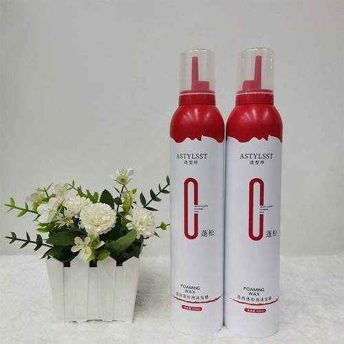 爱发丝泡沫发蜡造型师专用清香型保湿蓬松摩丝发胶定型弹力羊毛卷