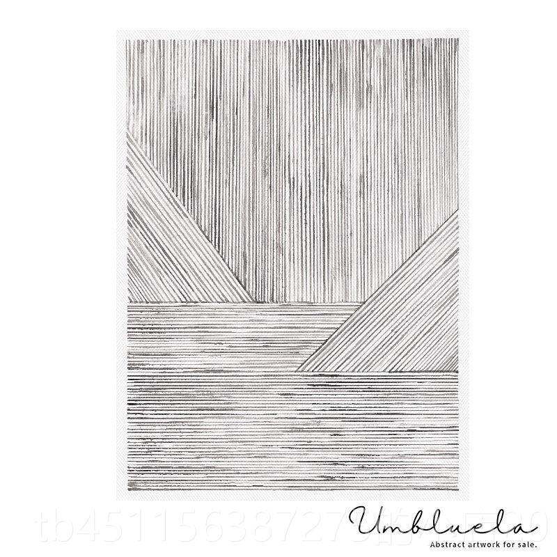 高档懒伞 奶油风简约抽客装象饰画厅大幅莫兰迪色艺挂画卧室术落