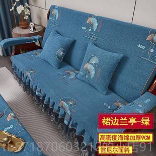 正品 木质木三连联邦春秋椅加厚人木沙 实木体沙发坐垫红带靠背老式