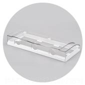 三联自防溅盒粘贴式 防水罩 透明插座保护盖关水 86型开三位粘 正品