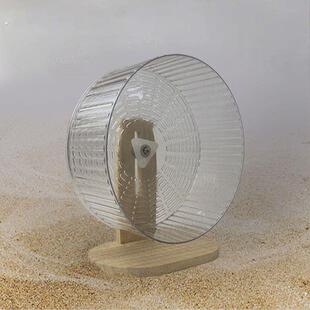 仓鼠跑轮超静音24cm大号滚轮金丝熊专用跑步宠物用品转轮玩具造景