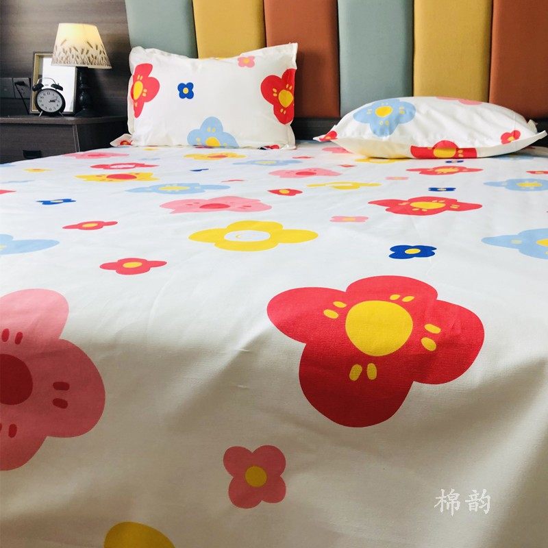 【优质】贴身裸睡纯棉老粗布床单印花帆布学生单双人床榻榻米被单,床上用品,床单,淘宝优惠券,粉丝福利购,淘宝优惠卷