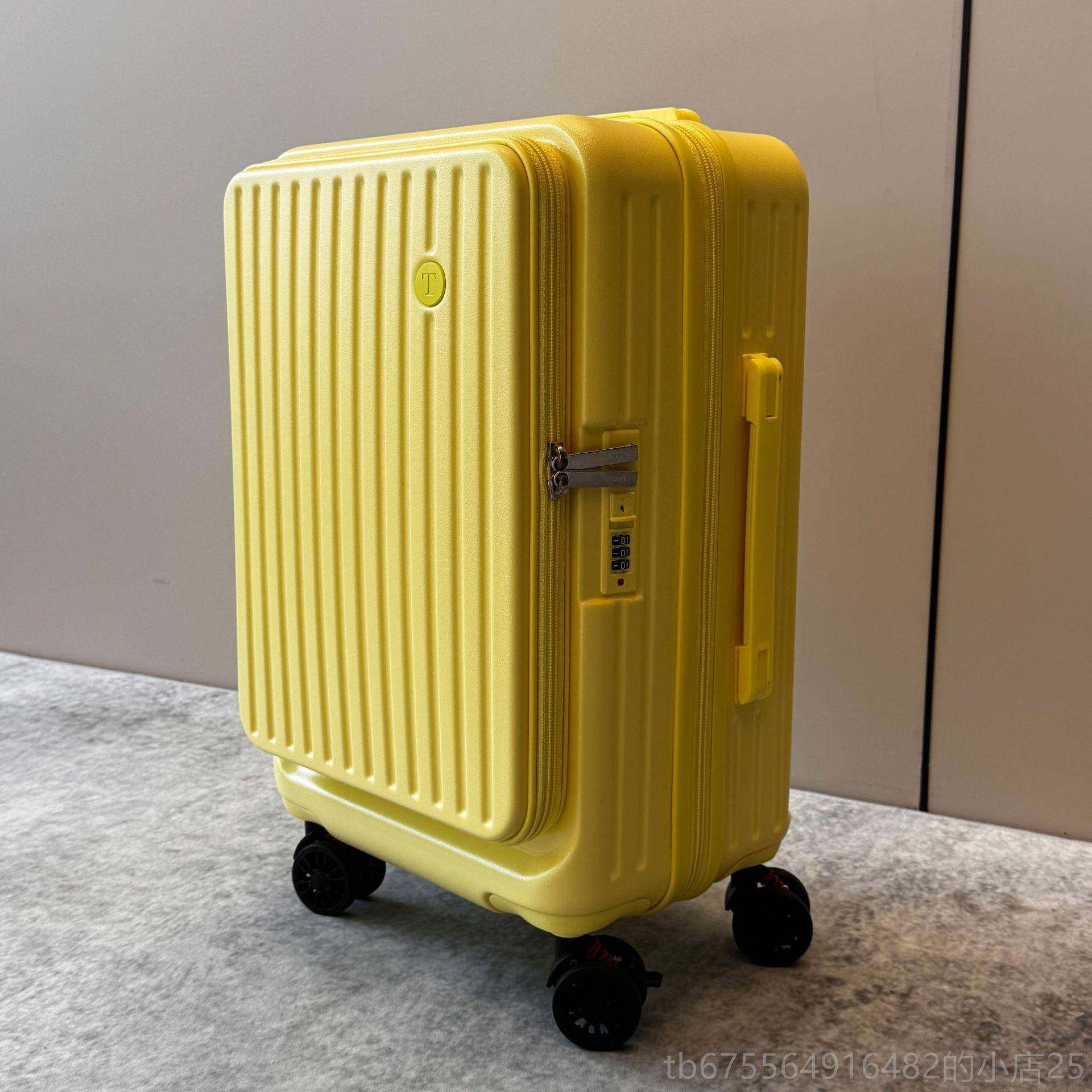 正品侧开行李箱新款多女功能万向轮密码0拉杆箱2寸扩容深仓旅箱行