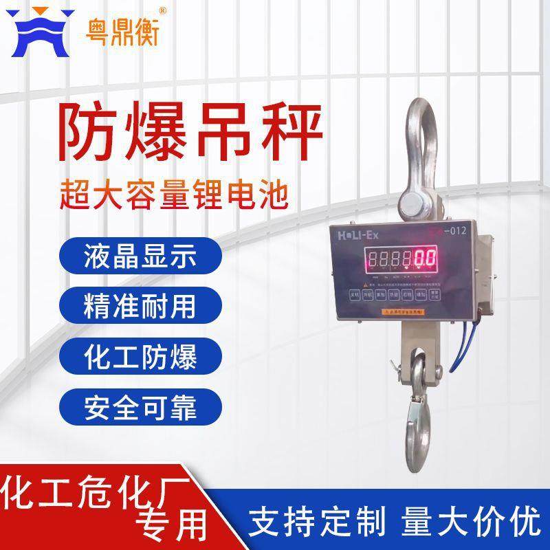 吊钩秤OCS30t吨不锈钢隔爆直视化工业用吊秤适用码头电子吊秤
