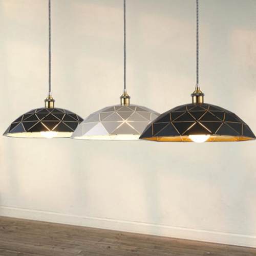 led复古工业风吊灯超市照明飞碟吊灯餐厅网咖啡厅酒吧台个性吊灯