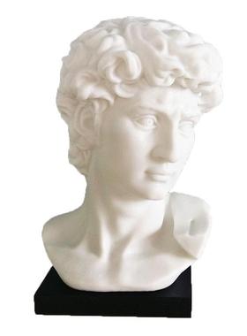 家居客厅大卫头像摆件树脂工艺品人物装饰品 美术素描教具模型