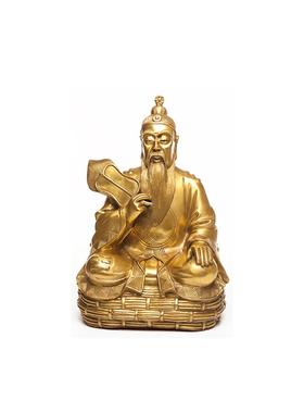 铜三清道祖神像 元始天尊 灵宝天尊 道德天尊 太上老君铜像