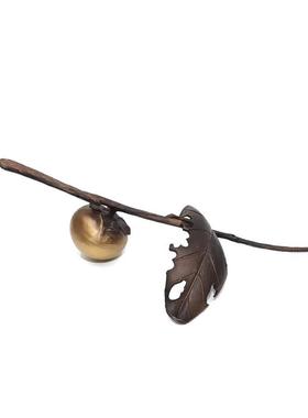 新中式侘寂风设计摆件果与枝样板房售楼处客厅茶几台面摆件