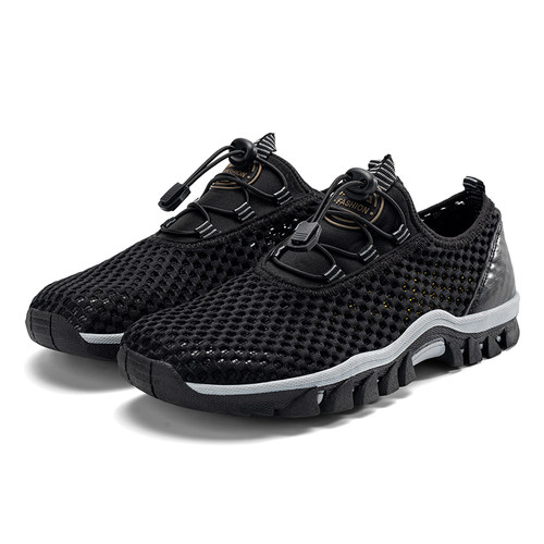 洞洞鞋大码39-47厚底耐磨2024新款户外溯溪鞋登山多功能男鞋凉鞋