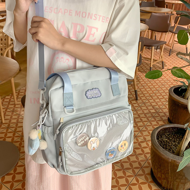 高颜值多用小书包女日系可爱少女小学生单肩包小清新逛街手提包包