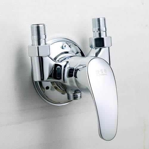 反向明装淋浴器 锌合金冷热开关太阳能热水器