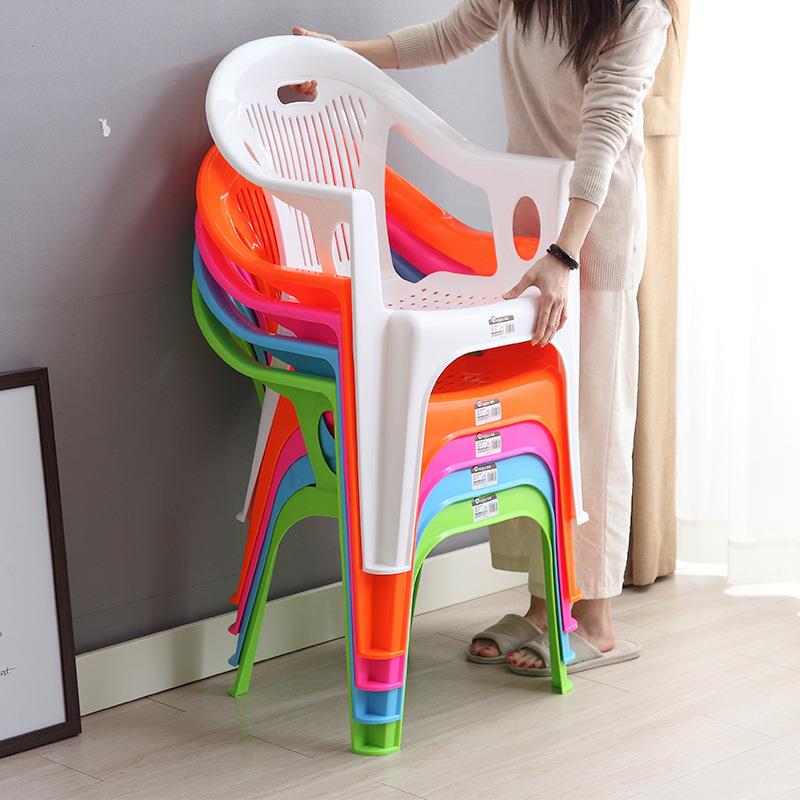 时尚靠背椅家用简约带扶手靠背椅户外沙滩椅夜市餐桌椅大排档餐椅