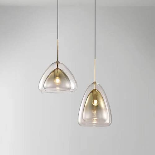 北欧简约现代餐厅单头吊灯客厅灯创意极简吧台灯个性床头艺术灯具