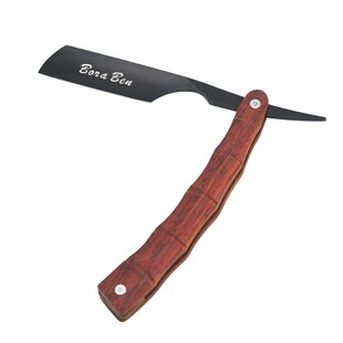 刮眉剃刀竹节黄檀老式剃刀刮胡刀剃头刀家用刮脸刀手动剃须刀