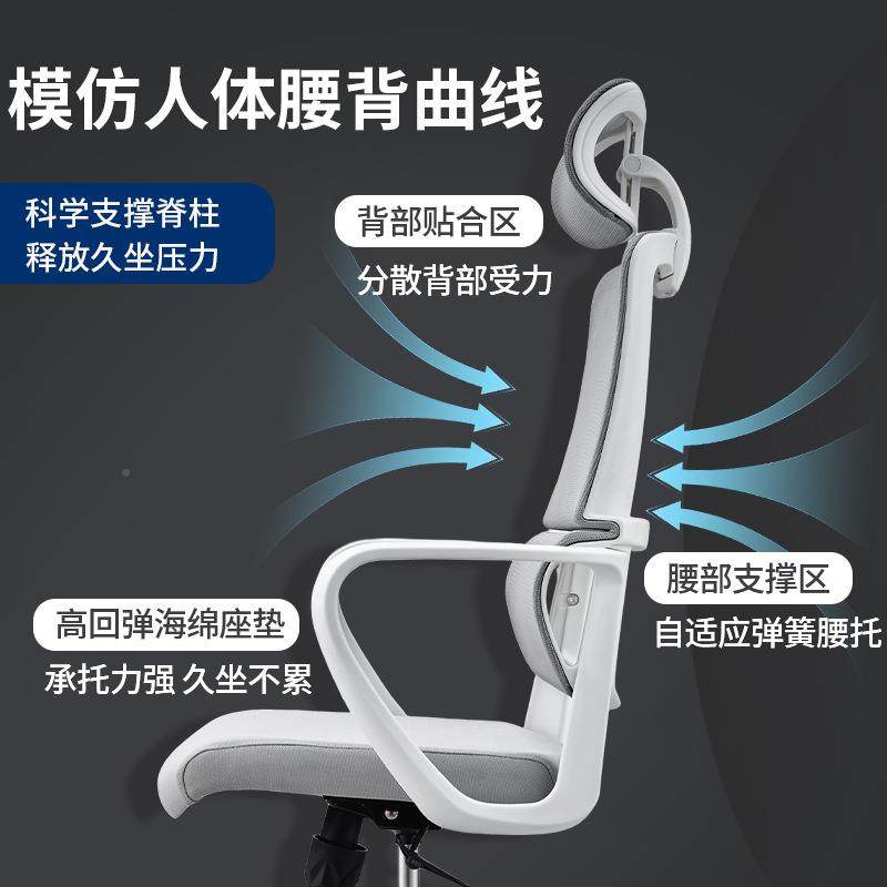 办OFZ公老板椅办公网椅家用人电脑椅椅体学椅职员高管升工降椅转