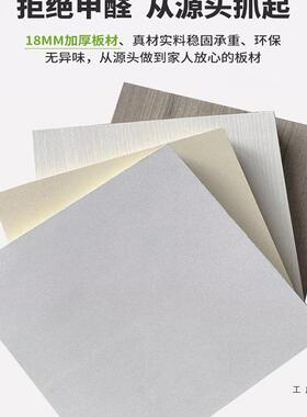 儿童半高床户型男和女孩木上床下桌带储物AIP衣柜书桌小一实体孩