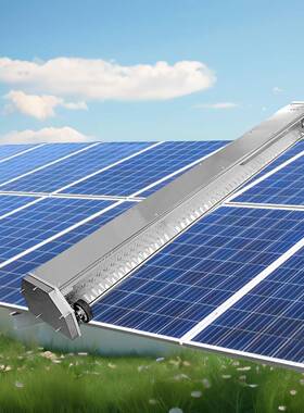 阳能伏板清洗光机器伏人光电站清扫机智能太控制光伏JOJ清洗机