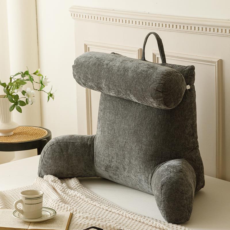 床枕头靠垫床上靠腰靠孕妇枕学生靠42038594榻背护腰护颈卧室飘窗