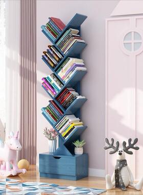 书架落靠墙客置物厅架卧室架储地HKP柜简约现代家用书柜极简书物