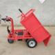 EQT电动手推翻式 灰斗车平车斗建板筑工地用工地三轮拉砖小型车