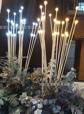 婚庆礼道具珠插灯舞台橱窗地现场装饰SXJ插婚件珍摆件泡泡路引地