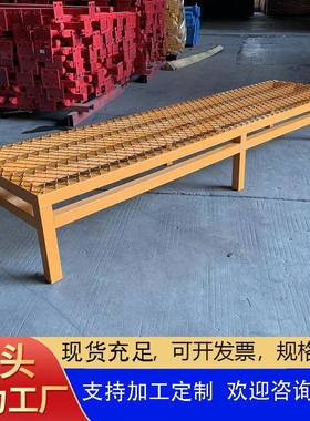 建工筑马道施工打灰钢VUN筋浇地筑钢板踏移动周转马道黄色马网凳