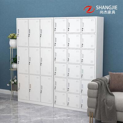 更衣柜铁员皮工柜钢宿舍REM柜子制换衣柜带锁多门储物柜