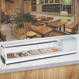 劳特卧式冷藏展寿示司保鲜柜柜海鲜水果296柜直冷式玻璃冷冰柜