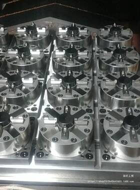 9WA3O大卡盘3R合一头盘卡盘气动卡4工底板ER卡盘头夹具3WLDR开票