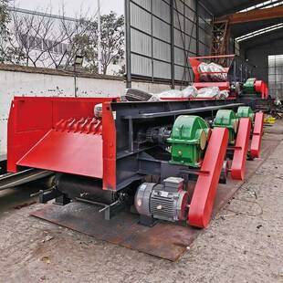 石矿山泥混凝备土多级联动滚轴筛分机滚石轴式移动筛分MDQ设泥分