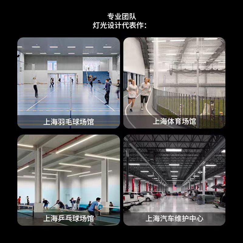 le眩篮d防目室内球羽毛球馆III灯场灯排球馆灯体育专用灯照明无影
