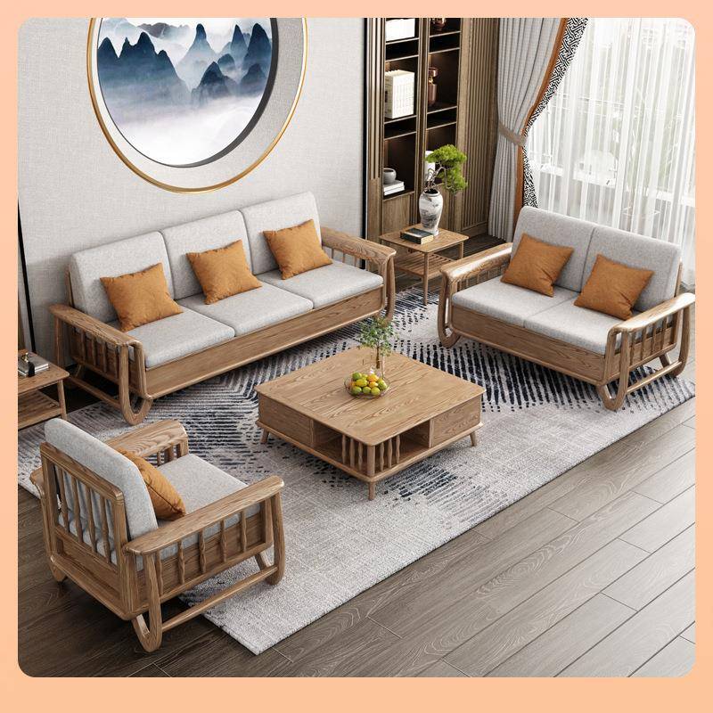 冬夏两用转储角约沙发新中式小户型直厅排现代简客高箱168013高物