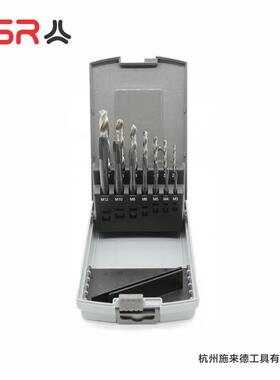 14支先端机丝锥/钻D头组套螺尖IN371/DXTIIN376氮化用含钴高速钢