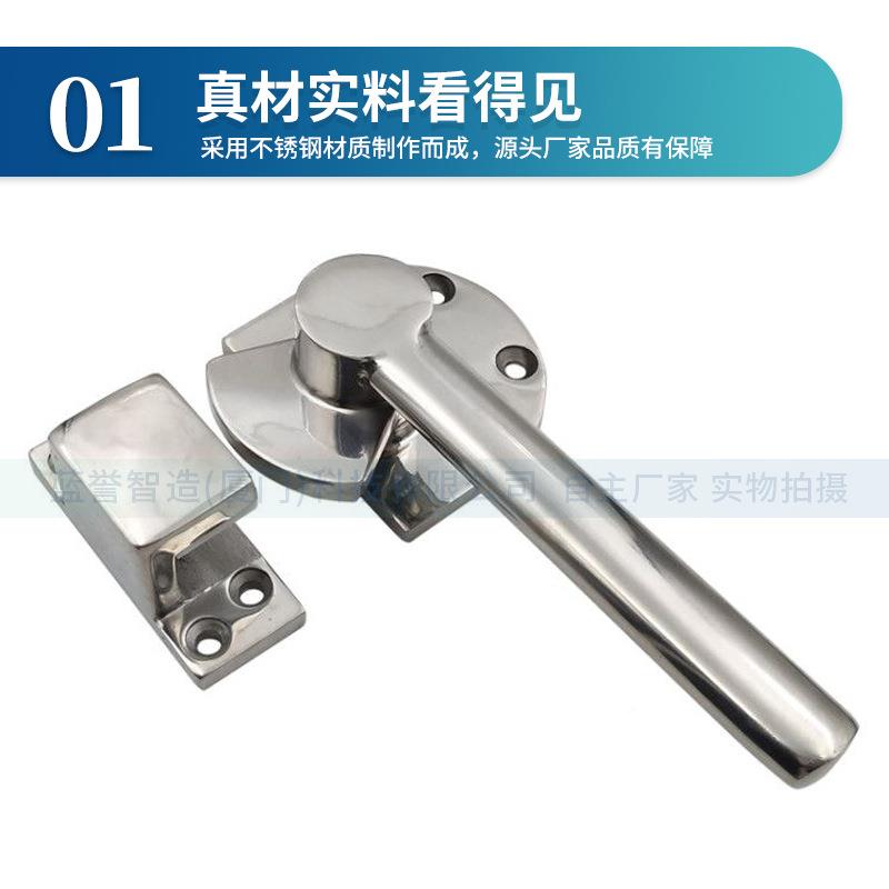 锈钢不转紧旋SBJ401/F迫式把手锁橱柜蒸箱密封锁防温烫隔大型重型