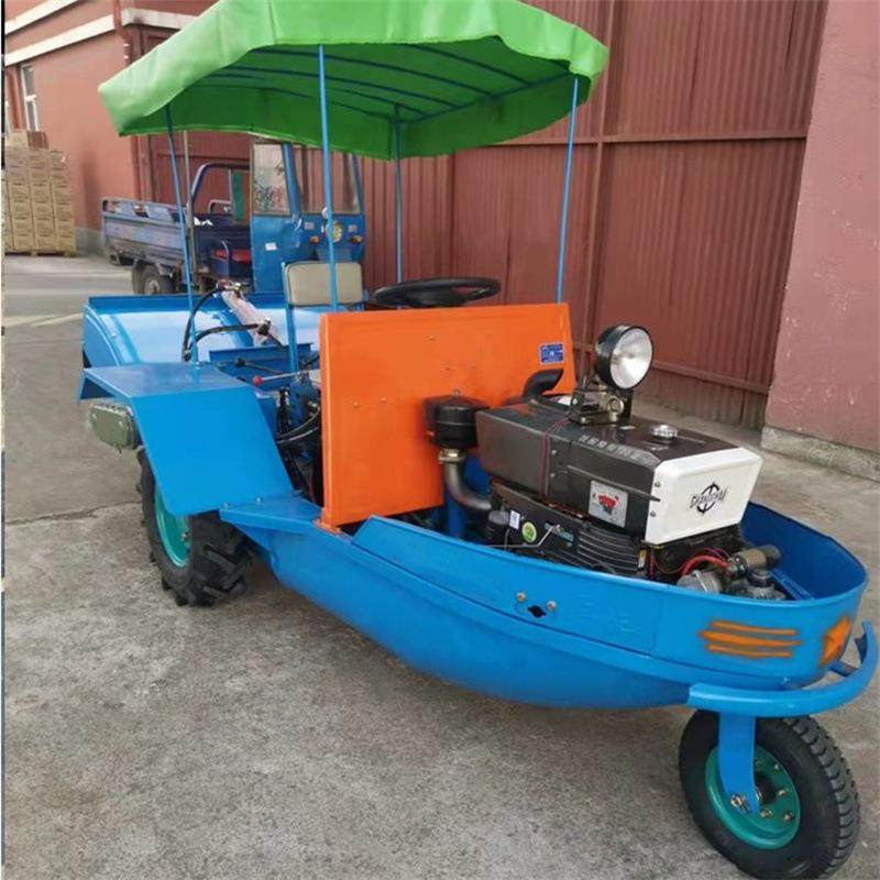旱乘坐水旱耕两用旋耕机水上农用淤SJB泥船型水塘水田地机船