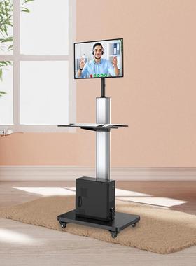 手推移式医生护士作站一动体式可移工动小推车NGJ电会诊脑台车