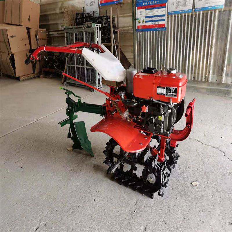 山坡地大耘耕翻地犁田机多功能小型履微QQL带耕机用手扶棚式农开
