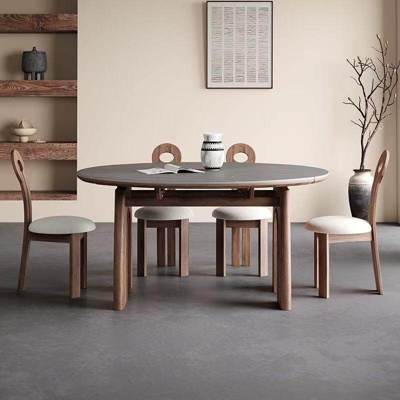 古变风折叠实中木UIK餐桌椅岩板圆形家用美式法式缩方可圆桌伸小,鲜花速递/花卉仿真/绿植园艺,其它园艺用品,淘宝优惠券,粉丝福利购,淘宝优惠卷