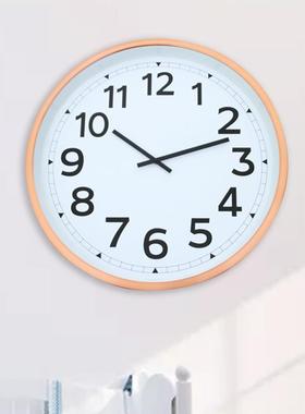 经简约静办音挂钟CBK卧客厅室公室石英钟创意装饰典圆形数字电子