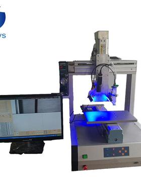 视觉引导全式自滴动针筒点BS-VDS30胶机桌面高速智能自动点胶胶机