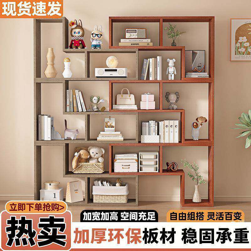 简约包邮组书架书柜室LEK创意转角架卧落地简书易置物架隔合断展