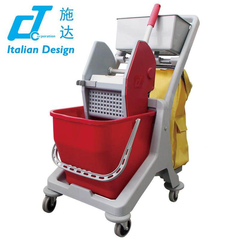 意大利CT施拖达下736式25L单桶排榨水车带收纳袋J压TD25汽运自提