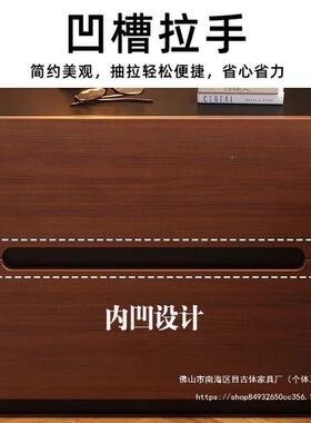 古风床头柜实木家用卧室HIN床头置中物架225新款小边户型0储物床