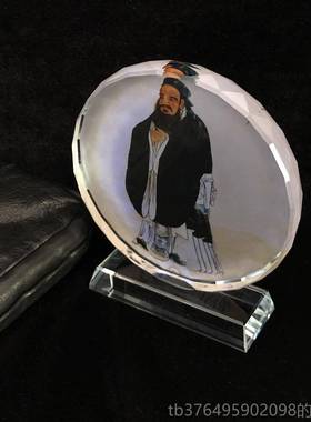 新款儒创始人儒学/孔子孔子孔子肖像饰水晶品纯学手工收藏礼圣品
