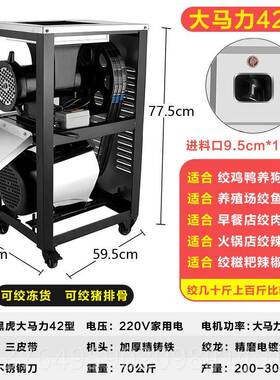 新款32/42/5绞2功肉机商用大率电动大型殖场绞鸡架鱼碎骨机养打辣