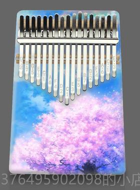 新款17音Ka琴limba初式学拇指琴卡林巴携手指钢琴学生礼物网红乐
