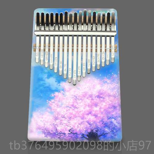 新款17音Ka琴limba初式学拇指琴卡林巴携手指钢琴学生礼物网红乐