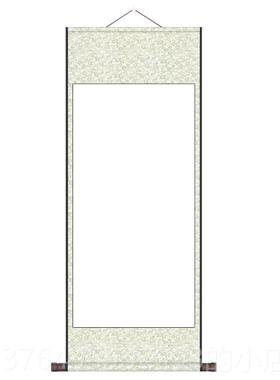 新款202空作白卷5国轴书画挂画毛笔书画中画专用品纸手卷轴挂画